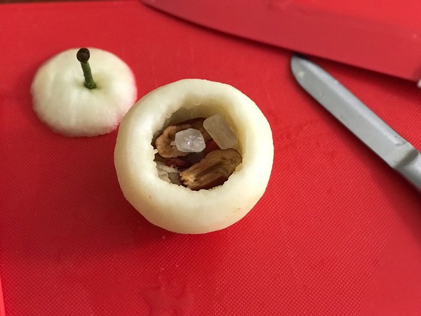 冰糖蒸雪梨的做法-甜味蒸菜譜-易網健康養生網 冰糖蒸雪梨的做法-甜味蒸菜譜