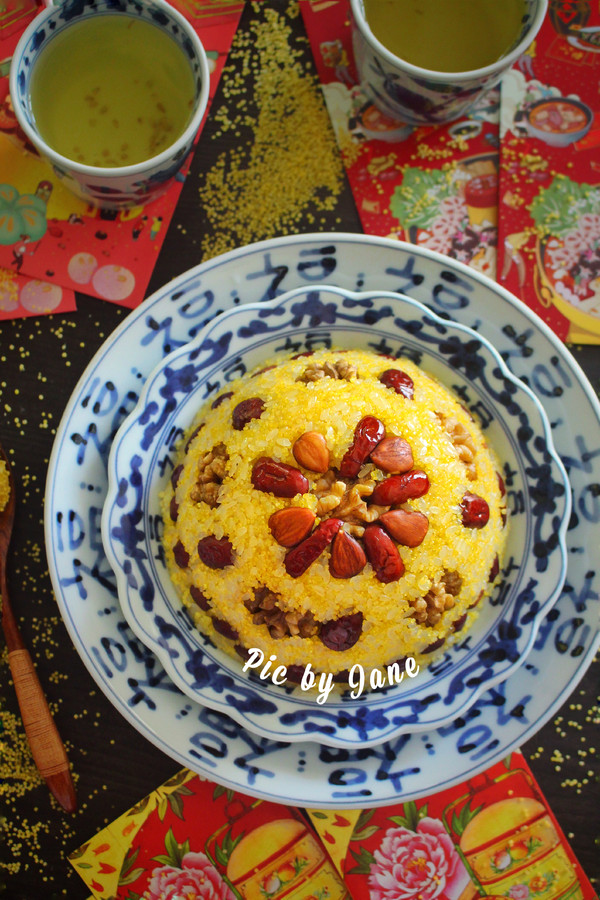 小米八寶飯的做法-甜味蒸菜譜-易網健康養生網 小米八寶飯的做法-甜味蒸菜譜