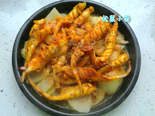 孜然章魚足的做法-家常味烤菜譜-易網健康養生網 孜然章魚足的做法-家常味烤菜譜