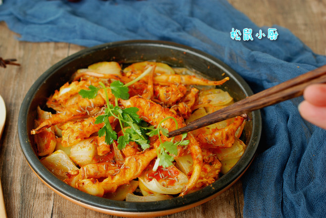 孜然章魚足的做法-家常味烤菜譜-易網健康養生網 孜然章魚足的做法-家常味烤菜譜