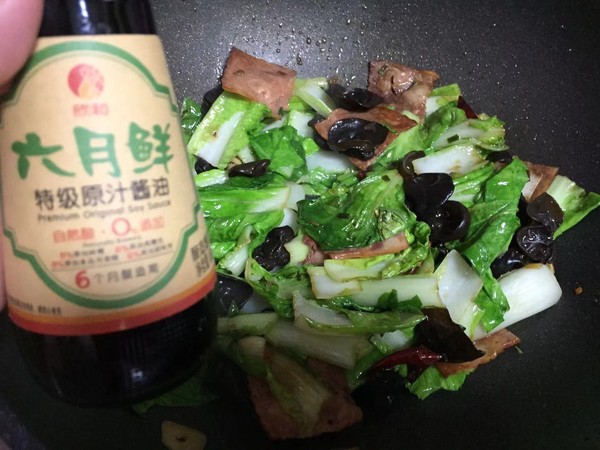 培根炒快菜的做法-咸鮮味炒菜譜