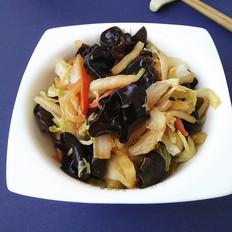 黑木耳燒白菜的做法-家常味燒菜譜