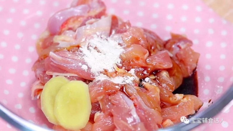 鮮蘑蒸雞腿肉 寶寶輔食食譜的做法-家常味蒸菜譜-易網健康養生網 鮮蘑蒸雞腿肉 寶寶輔食食譜的做法-家常味蒸菜譜