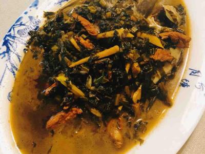 雪菜鯽魚的做法-家常味燒菜譜