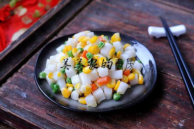 五福年糕的做法-家常味炒菜譜