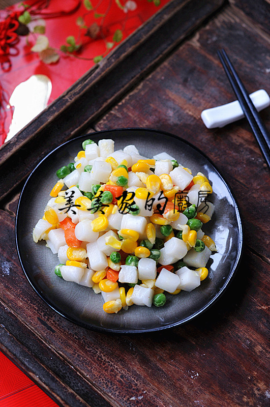 五福年糕的做法-家常味炒菜譜