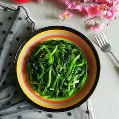 清炒芥藍的做法-家常味炒菜譜