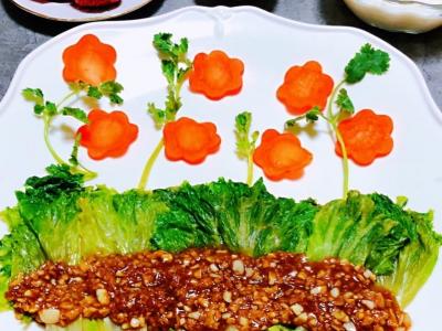 蠔油蒜蓉生菜的做法-咸鮮味煮菜譜