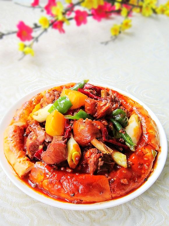 馕包大盤雞的做法-咸鮮味燒菜譜