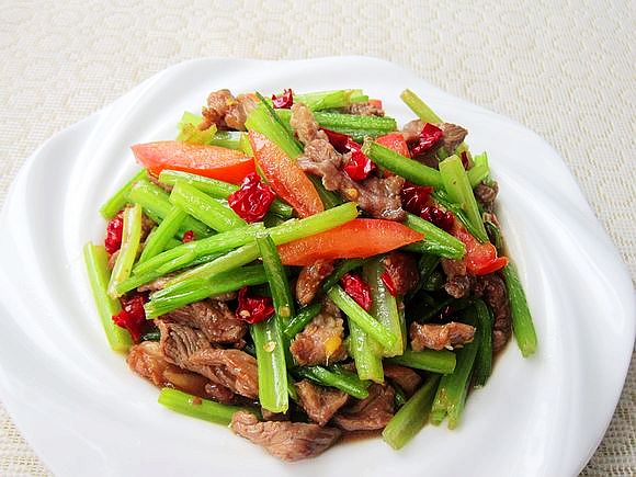 毛芹菜炒羊肉的做法-家常味炒菜譜-易網(wǎng)健康養(yǎng)生網(wǎng) 毛芹菜炒羊肉的做法-家常味炒菜譜