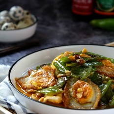虎皮尖椒鵪鶉蛋的做法-咸鮮味煮菜譜