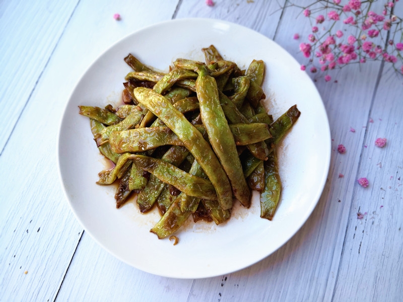 油燜豆角的做法-家常味燜菜譜