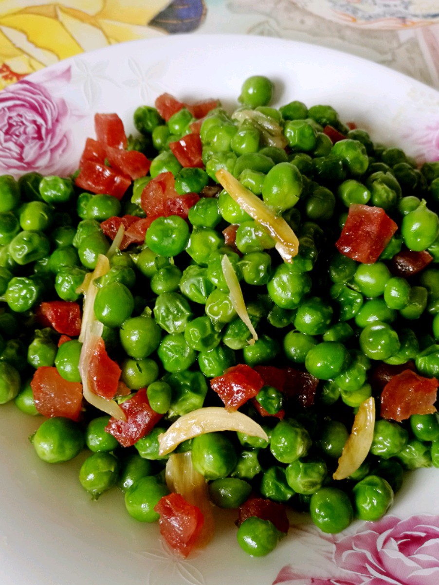 豌豆米炒香腸的做法-其它口味炒菜譜