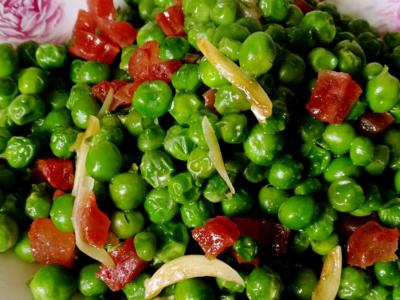 豌豆米炒香腸的做法-其它口味炒菜譜