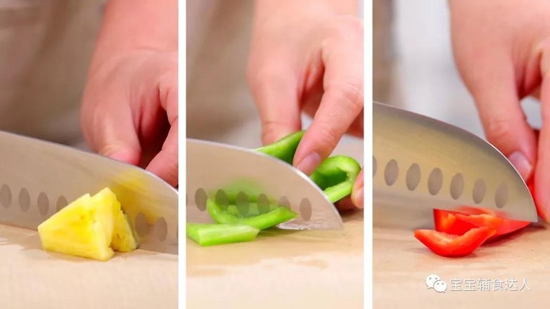 菠蘿咕嚕肉丸  寶寶輔食食譜的做法-家常味炒菜譜