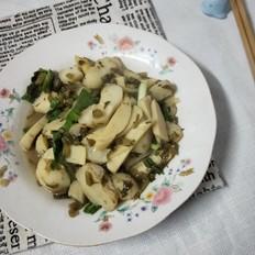 雪菜冬筍炒馬蹄的做法-咸鮮味炒菜譜