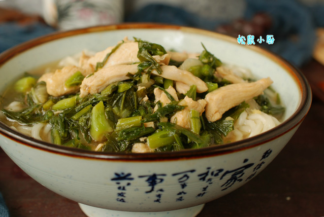 雪菜雞絲面的做法-家常味煮菜譜-易網健康養生網 雪菜雞絲面的做法-家常味煮菜譜