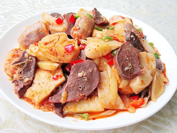 爆炒面肺子的做法-香辣味炒菜譜