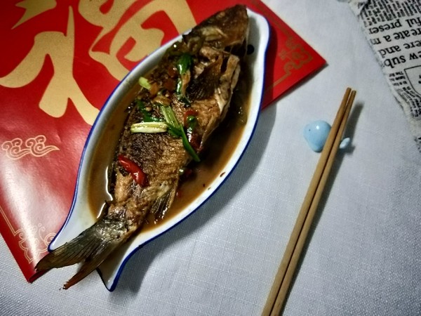 紅燒鯉魚(yú)的做法-咸鮮味燒菜譜