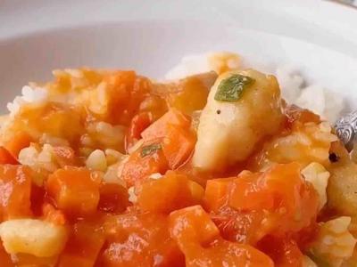 番茄龍利魚蓋飯的做法-酸甜味炒菜譜