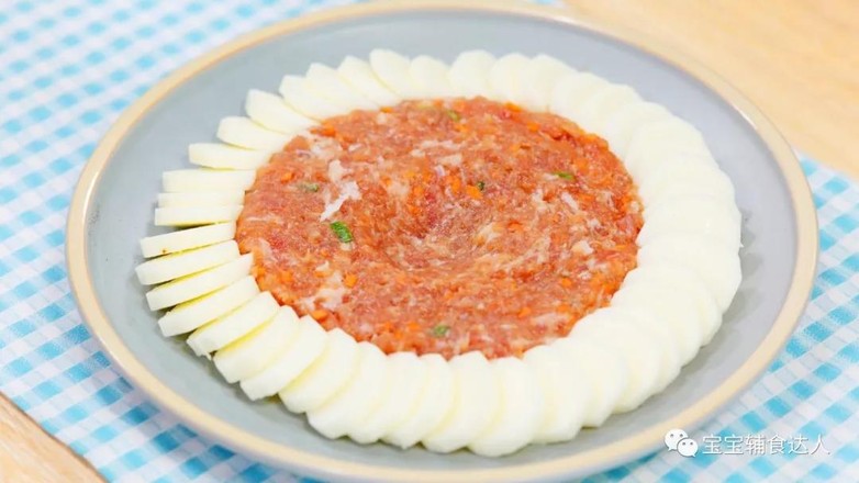 肉沫蒸山藥  寶寶輔食食譜的做法-家常味蒸菜譜