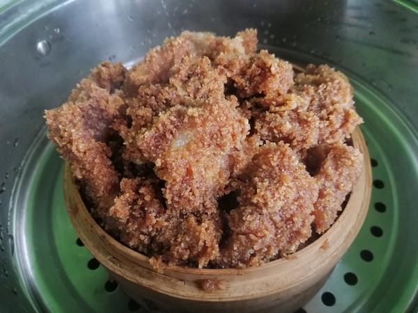 南瓜粉蒸肉的做法-家常味蒸菜譜