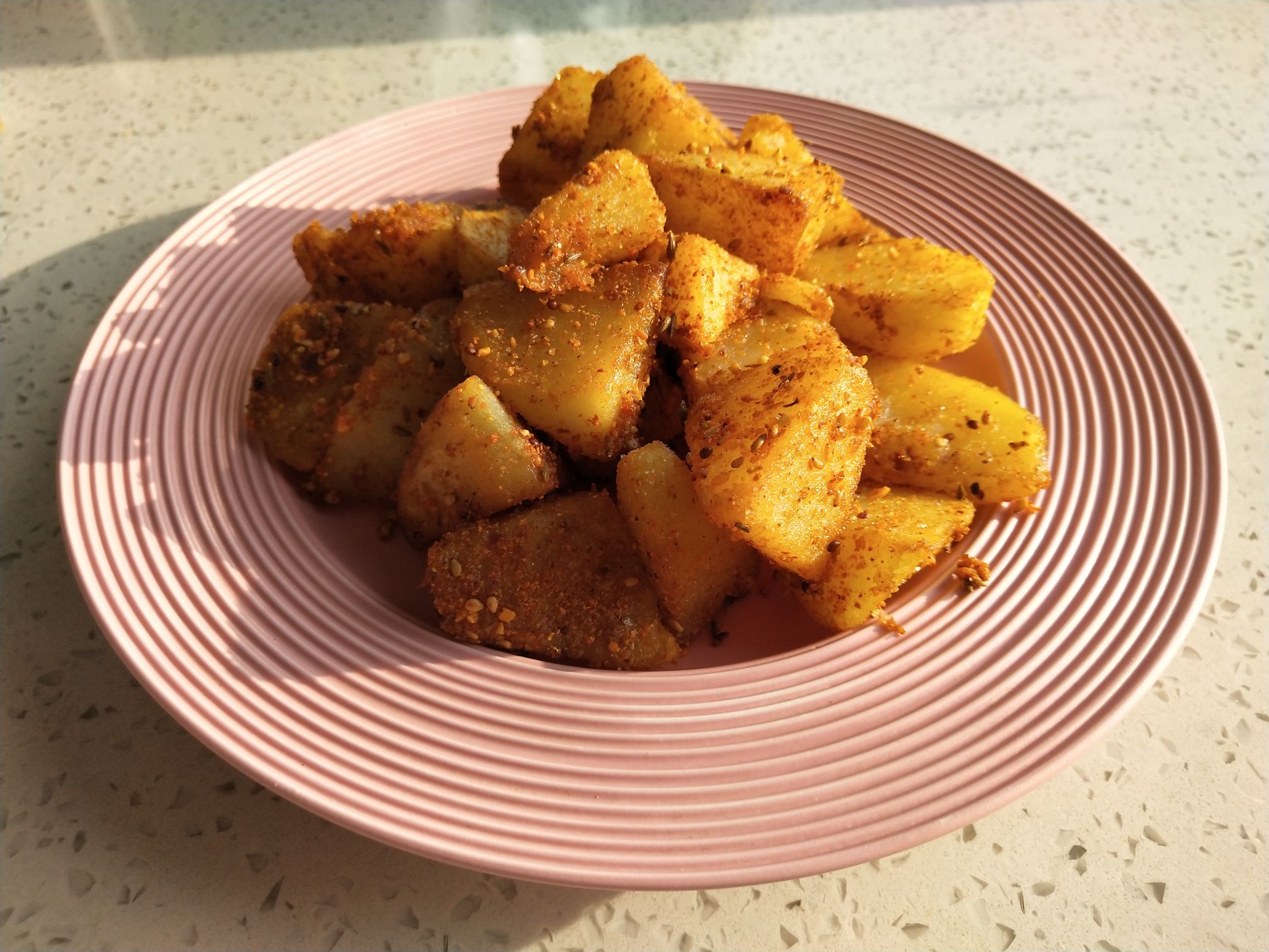 孜然土豆塊的做法-家常味炒菜譜