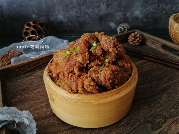 南瓜粉蒸肉的做法-家常味蒸菜譜