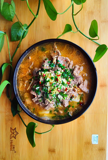 水煮牛肉的做法-咸鮮味煮菜譜