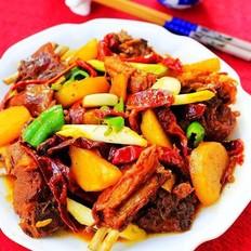 土豆燒羊排的做法-家常味燒菜譜