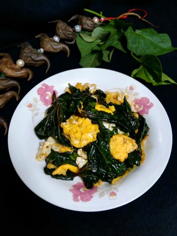 地瓜葉蝦醬炒雞蛋的做法-家常味炒菜譜-易網健康養生網 地瓜葉蝦醬炒雞蛋的做法-家常味炒菜譜