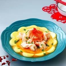鮮蝦玉子豆腐的做法-咸鮮味蒸菜譜