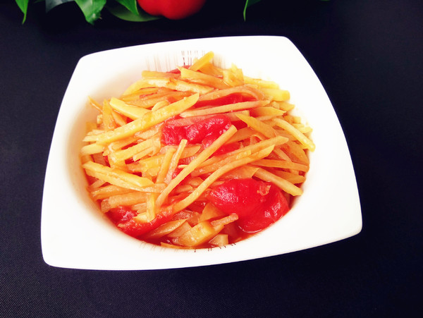 土豆絲西紅柿的做法-家常味炒菜譜-易網健康養生網 土豆絲西紅柿的做法-家常味炒菜譜