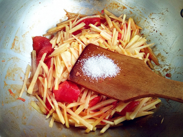 土豆絲西紅柿的做法-家常味炒菜譜-易網健康養生網 土豆絲西紅柿的做法-家常味炒菜譜