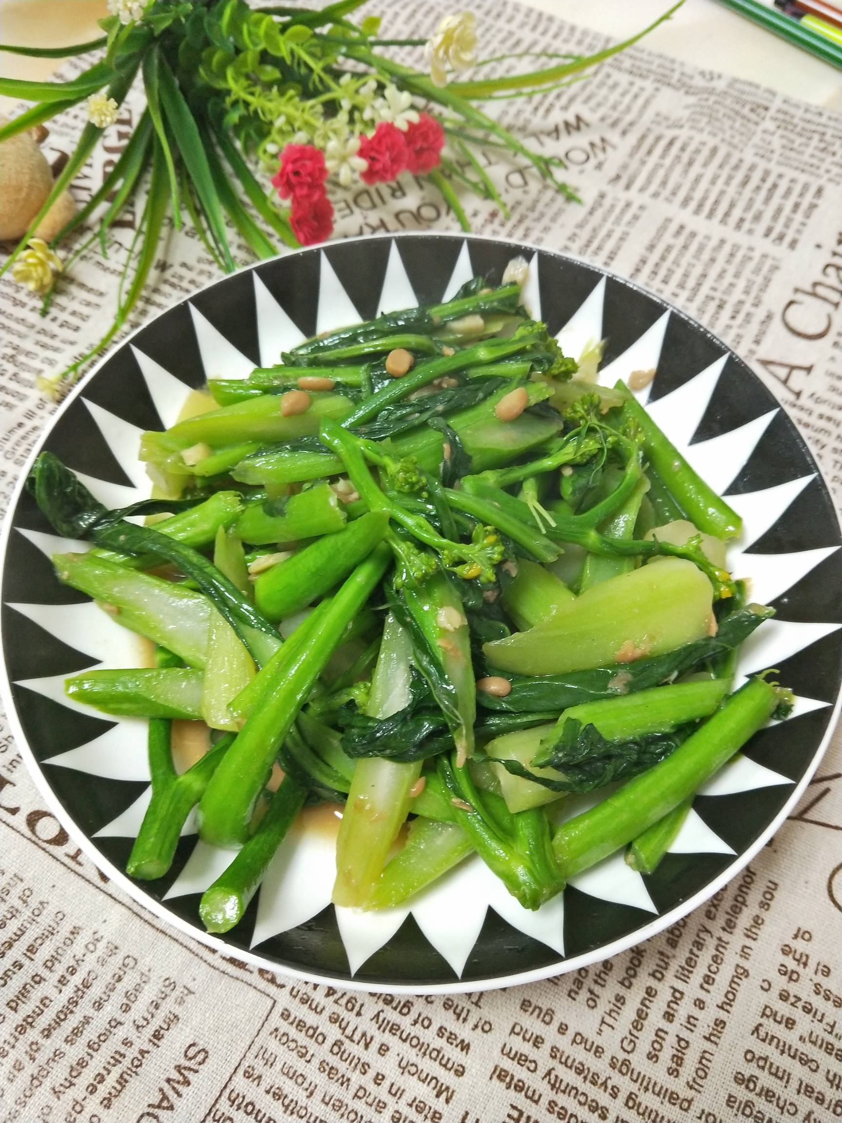 豆豉炒菜心的做法-咸鮮味炒菜譜-易網健康養生網 豆豉炒菜心的做法-咸鮮味炒菜譜
