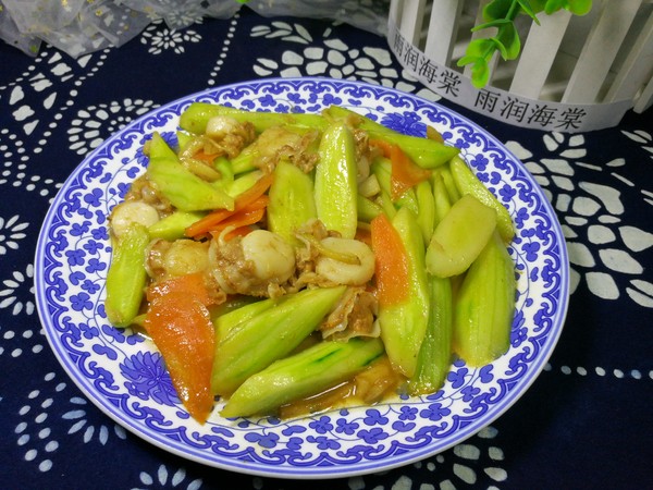 黃瓜炒扇貝的做法-家常味炒菜譜