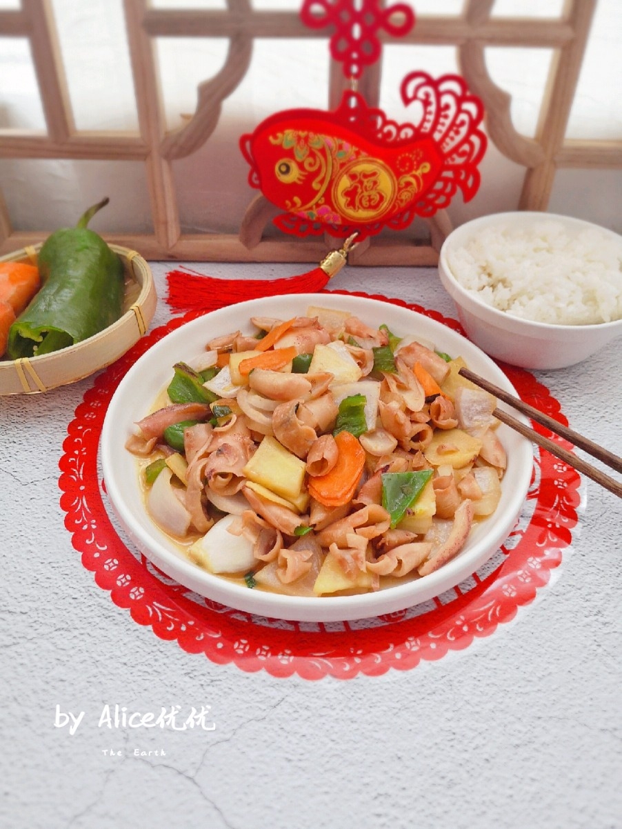 素炒墨魚仔的做法-家常味炒菜譜