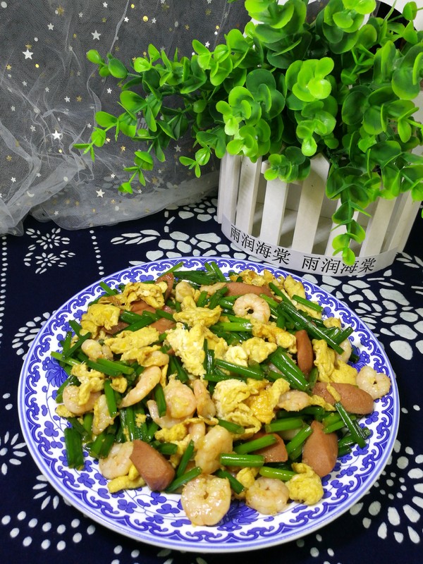 韭苔雞蛋炒蝦仁的做法-家常味炒菜譜-易網健康養生網 韭苔雞蛋炒蝦仁的做法-家常味炒菜譜