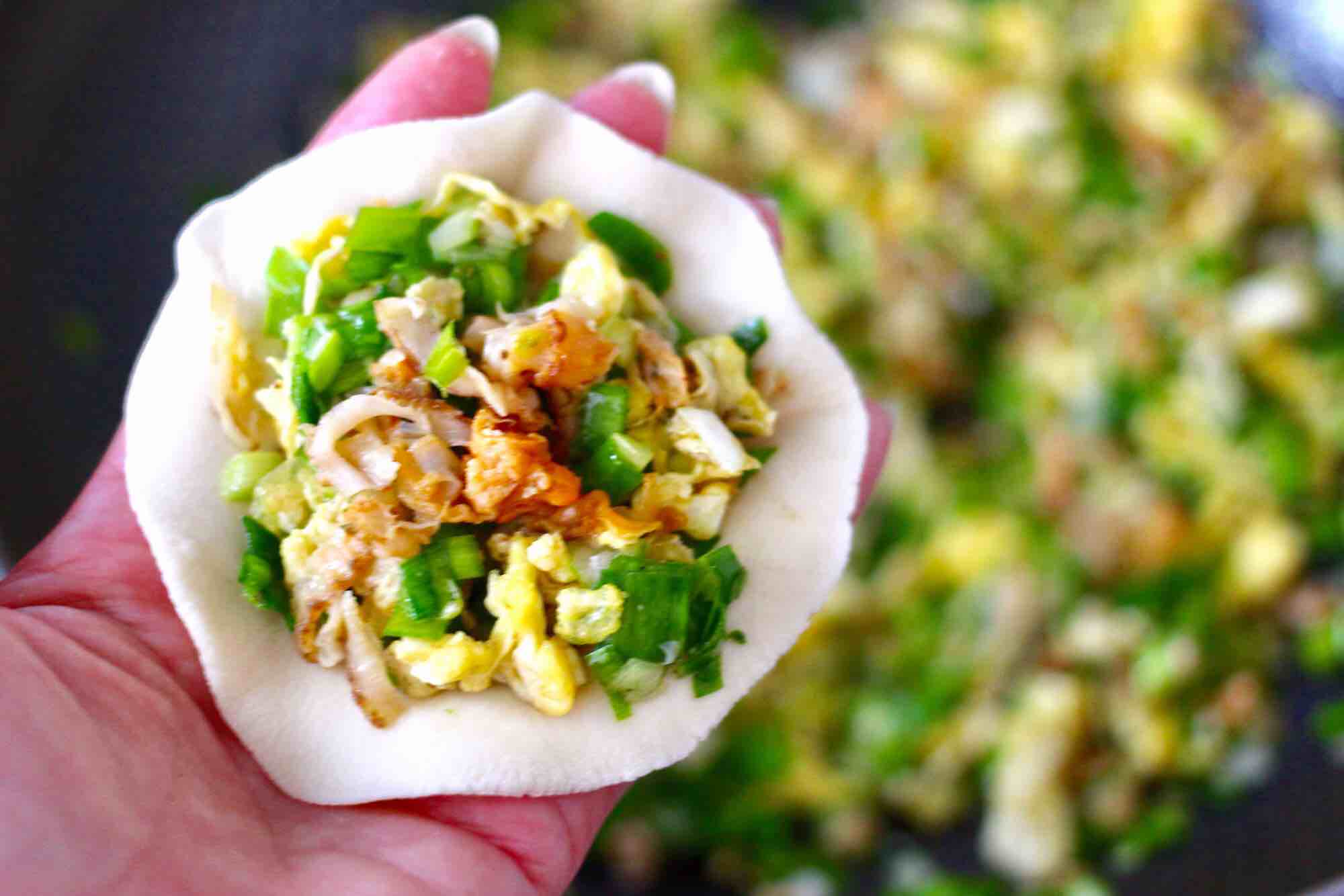 韭菜扇貝餡餅的做法-咸鮮味煎菜譜-易網健康養生網 韭菜扇貝餡餅的做法-咸鮮味煎菜譜