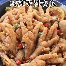 自制酸辣無骨雞爪的做法-酸辣味拌菜譜
