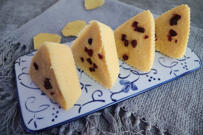 蔓越莓蒸蛋糕的做法-甜味蒸菜譜