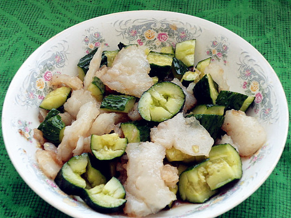 涼皮拌黃瓜的做法-酸甜味拌菜譜