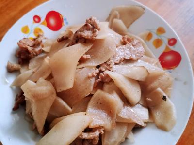 豬肉炒蘿卜的做法-家常味炒菜譜