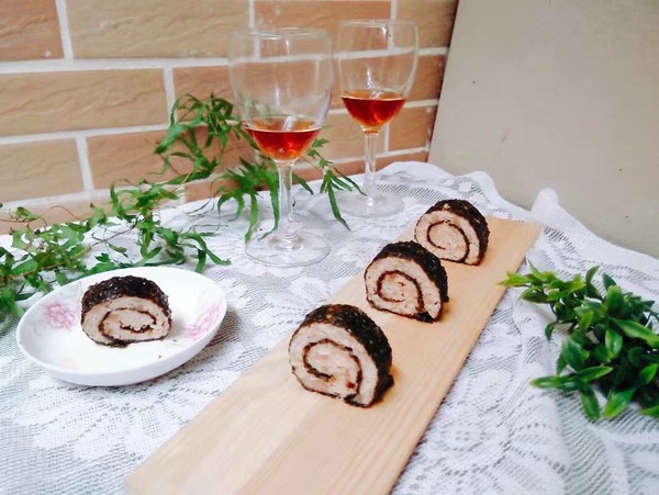 肉末紫菜卷的做法-咸鮮味蒸菜譜