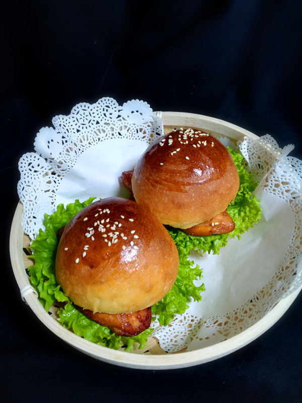 照燒雞肉漢堡的做法-其它口味烤菜譜