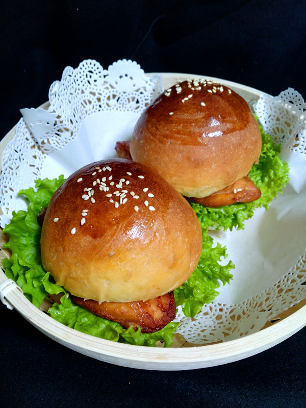 照燒雞肉漢堡的做法-其它口味烤菜譜