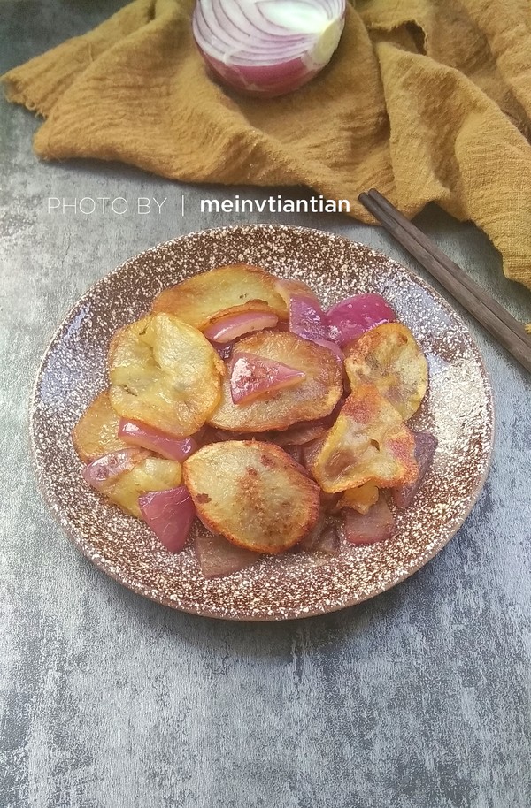 孜然洋蔥土豆片的做法-家常味炒菜譜