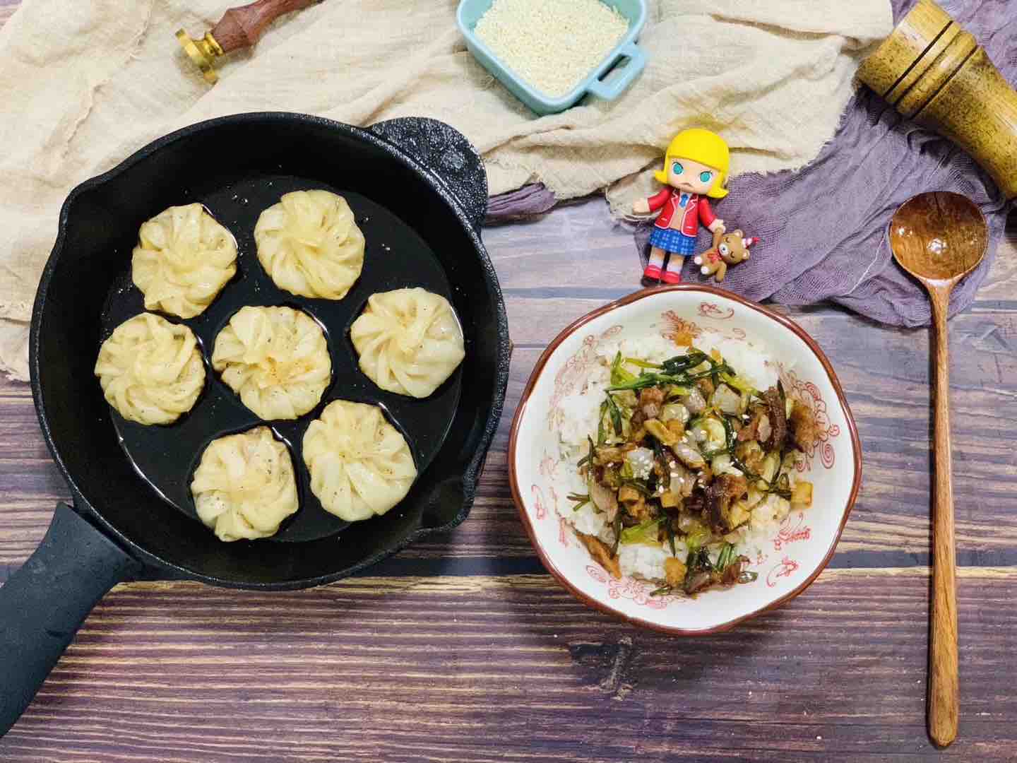 黃磊同款豬油渣拌飯的做法-咸鮮味煎菜譜