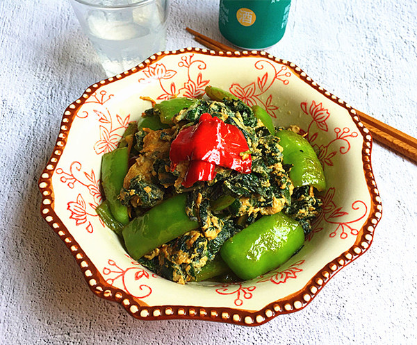 紫蘇煎雞蛋的做法-家常味煎菜譜