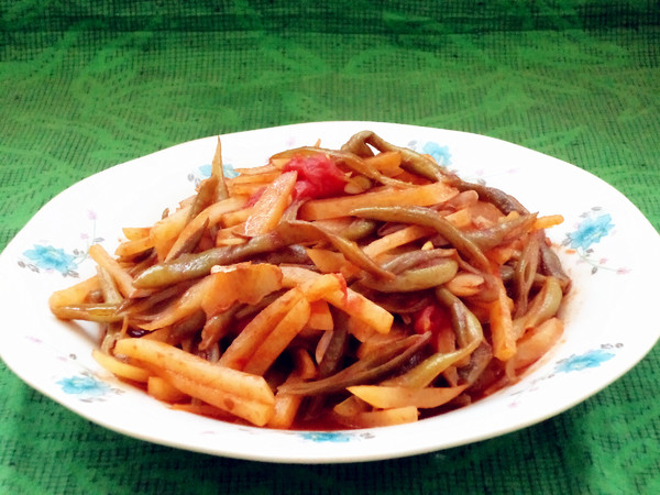 番茄炒雙豆的做法-家常味炒菜譜-易網(wǎng)健康養(yǎng)生網(wǎng) 番茄炒雙豆的做法-家常味炒菜譜